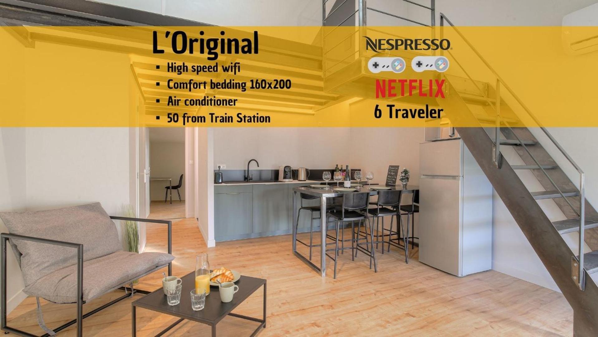 L Original - Travelhome - Free Wifi - 6 Travelers Виллефранче-Сур-Салне Экстерьер фото
